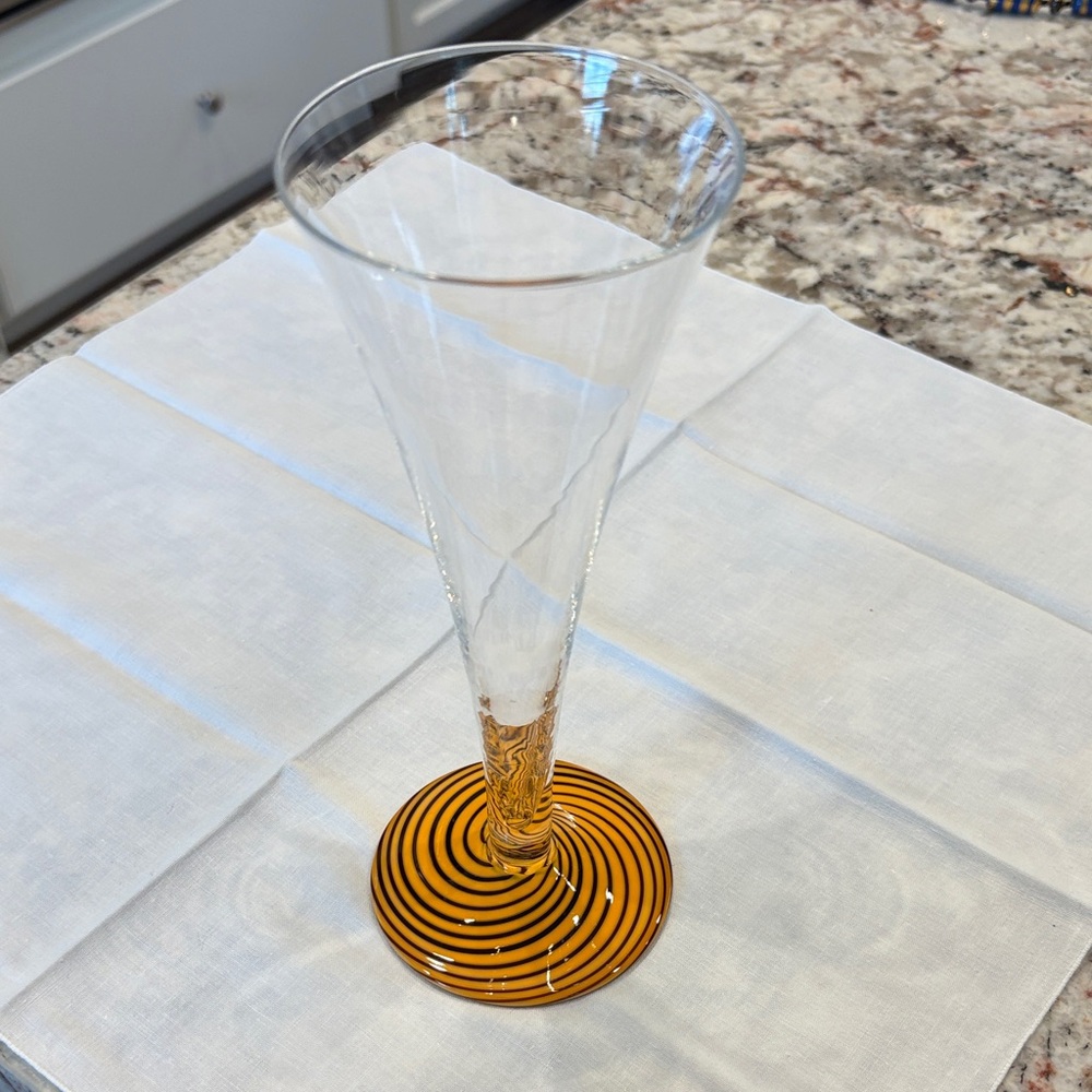 Carlo Moretti - Murano Champagne Flute “La Grande Dame”